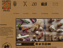 Tablet Screenshot of colorfulpalate.com